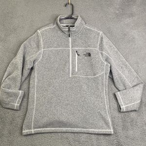 North Face Pullover Sweater Mens Large Fleece Quarter Zip Outdoor NF0A33R7 F17